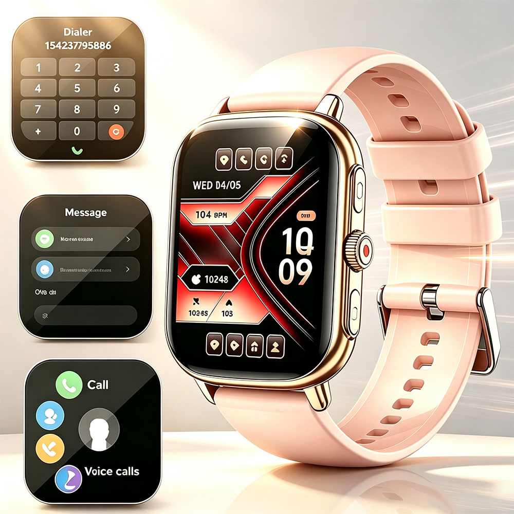 Smartwatch Stylish Watches For Women - Montre connectée élégante et tendance 2026