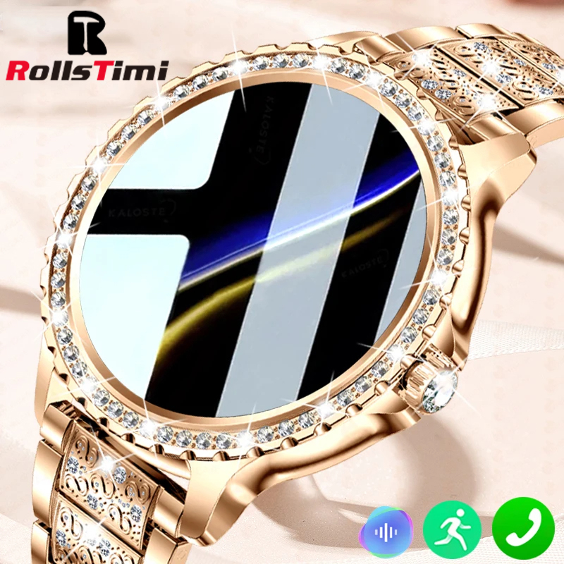 Smartwatch Ladies Watches For Women - Mode luxe or femmes montre intelligente