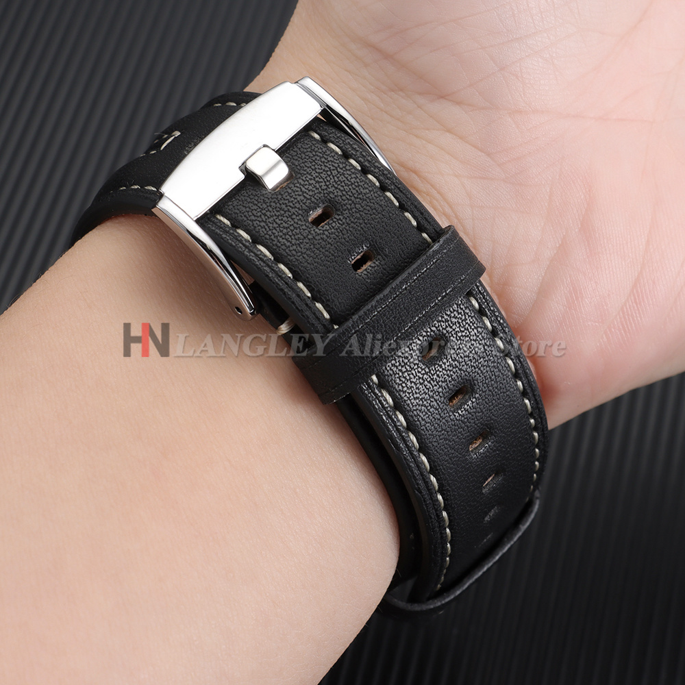 Bracelet de montre en cuir vin - Omega Watches Smartwatch avis et prix