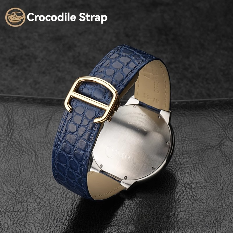Bracelet de montre en cuir Cro - Cartier Watch Ballon Bleu avis et prix