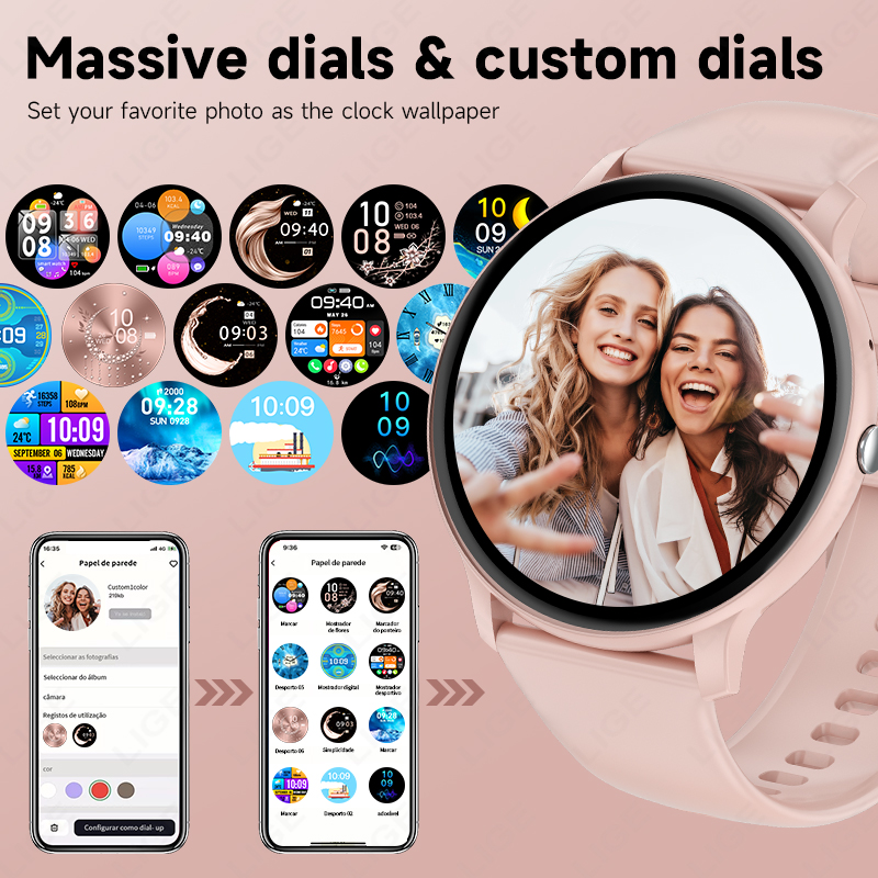 LIGE montre intelligente femme - Smartwatch Ladies Watches For Women avis et prix