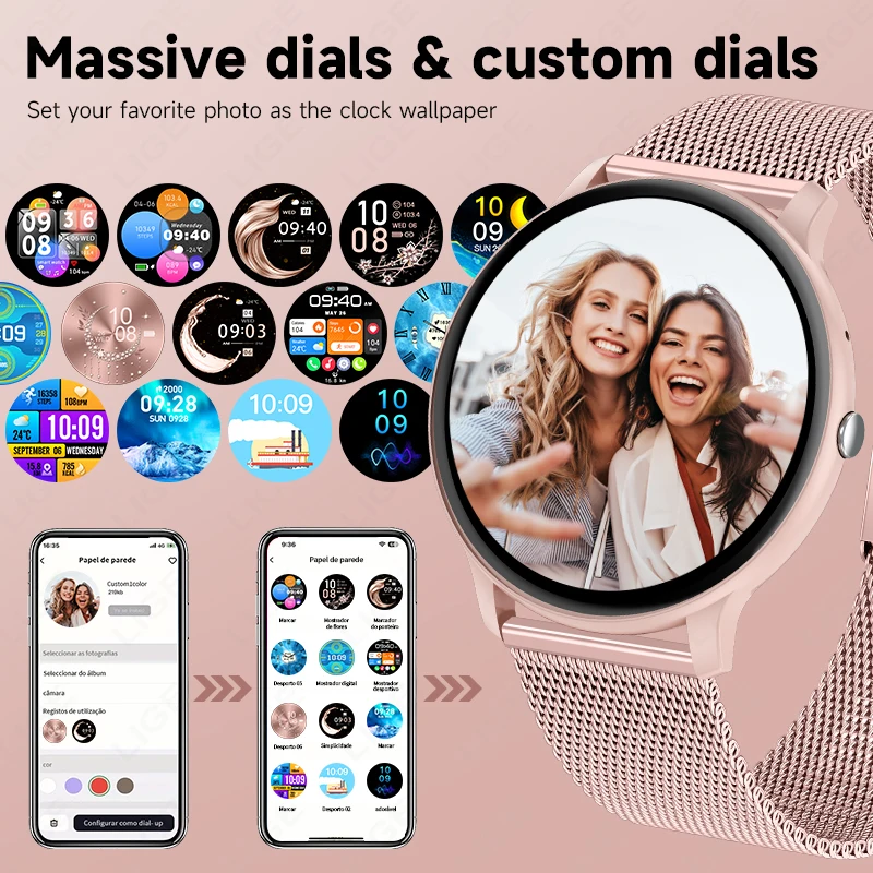Montre connectée LIGE avec app - Smartwatch Ladies Watches For Women avis et prix