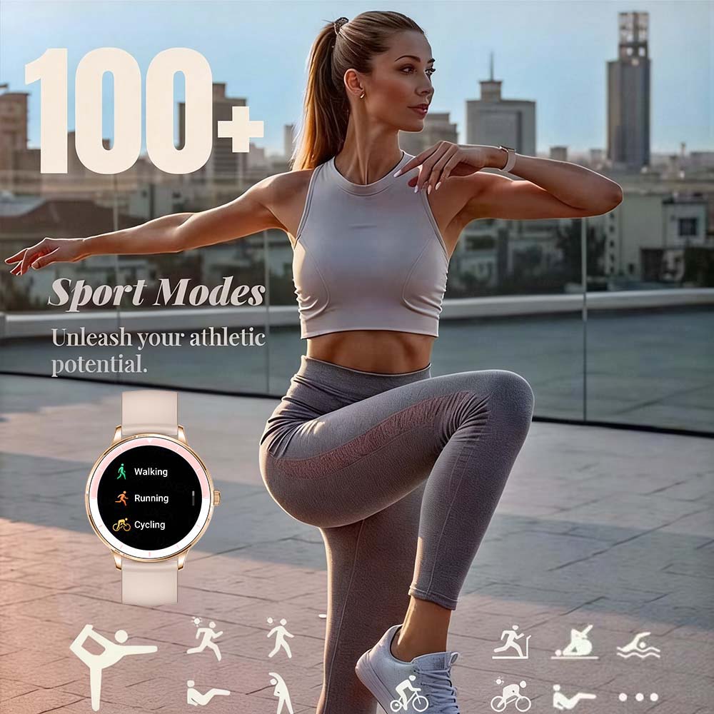 Montre connectée pour femmes,  - Smartwatch Ladies Watches For Women avis et prix