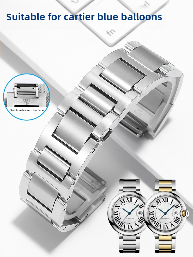Le bracelet de montre en acier - Cartier Watch Ballon Bleu avis et prix