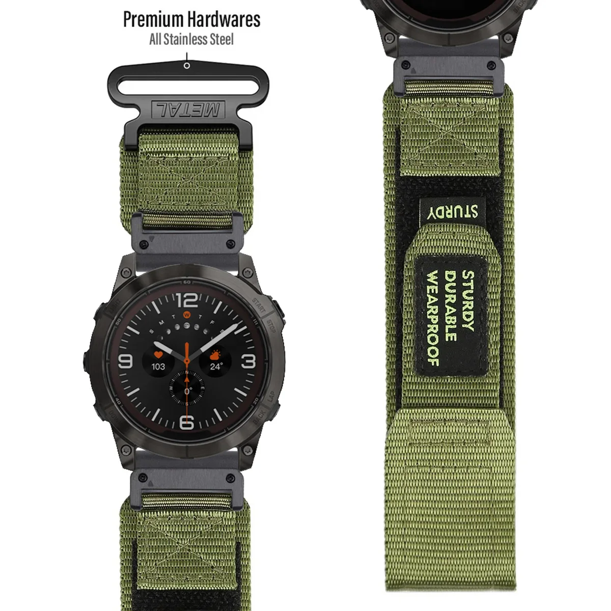 Bracelet en Nylon 22mm 26mm po - Watch Smartwatch Android avis et prix
