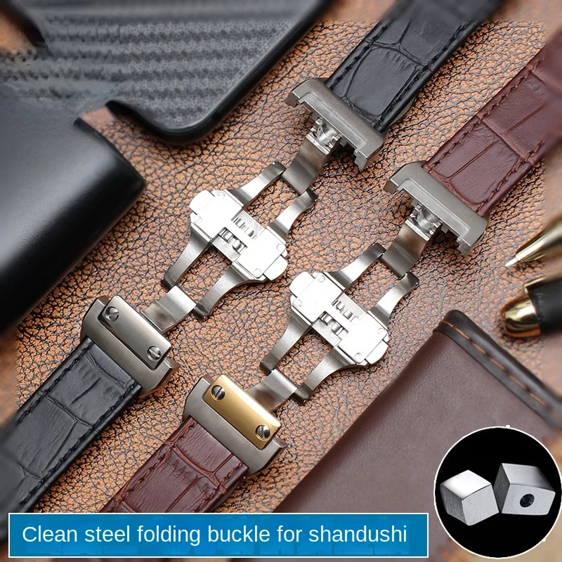 Bracelet de montre en cuir vér - Cartier Watch Tank avis et prix