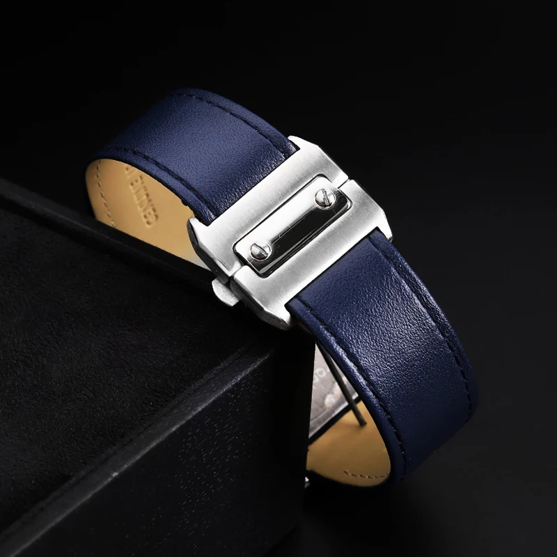 Bracelet de montre en cuir vér - Cartier Watch Tank avis et prix