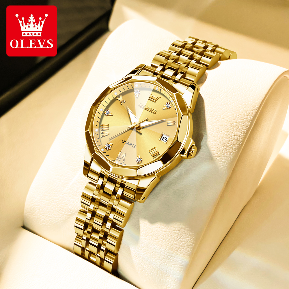 OLEVS mode montre dorée pour f - Minimalist Thin Watch avis et prix
