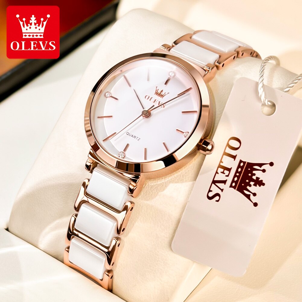 OLEVS-Montre-bracelet de luxe  - Minimalist Thin Watch avis et prix
