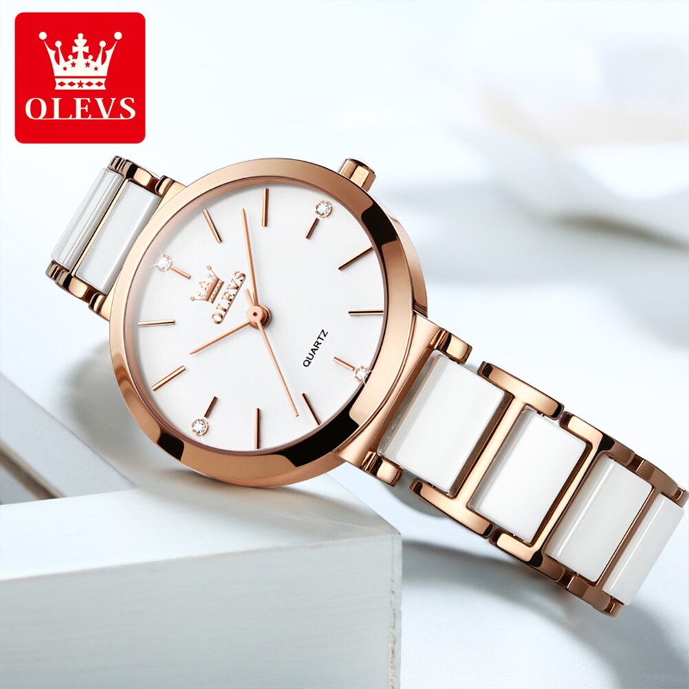 OLEVS-Montre-bracelet de luxe  - Minimalist Thin Watch avis et prix