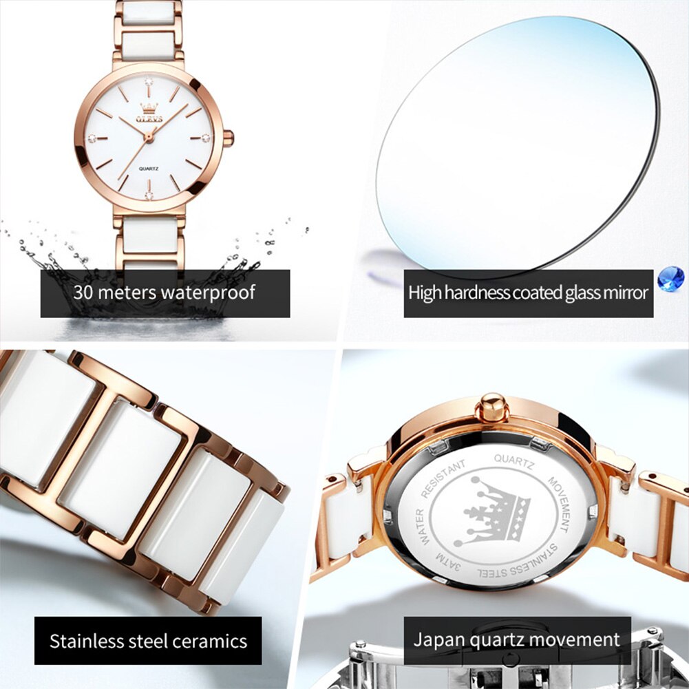 OLEVS-Montre-bracelet de luxe  - Minimalist Thin Watch avis et prix